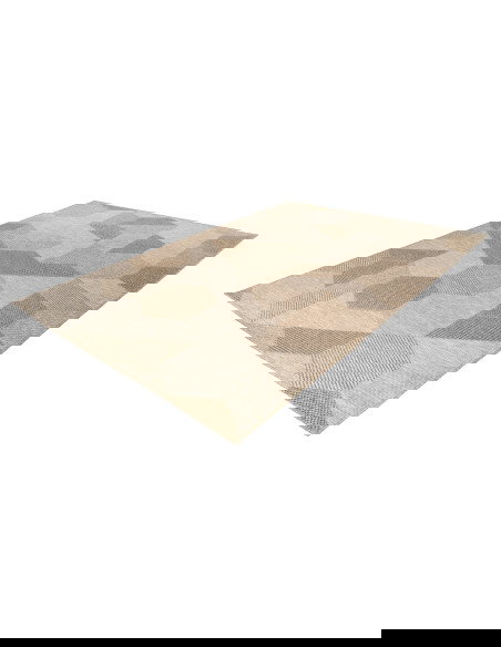 Oslo 705 Taupe Geometric Rug – Durable & Stylish