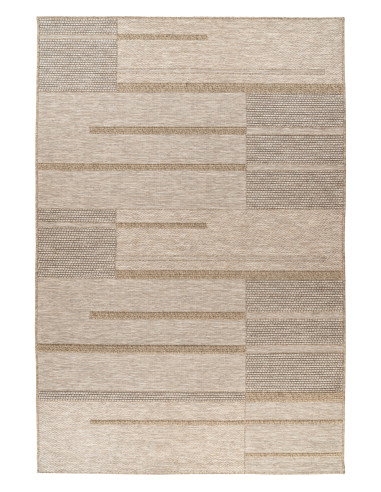 Oslo 706 Taupe Geometric Rug – Durable & Stylish