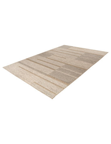 Oslo 706 Taupe Geometric Rug – Durable & Stylish