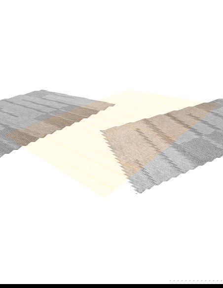 Oslo 706 Taupe Geometric Rug – Durable & Stylish