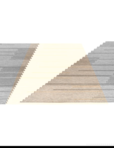 Oslo 706 Taupe Geometric Rug – Durable & Stylish
