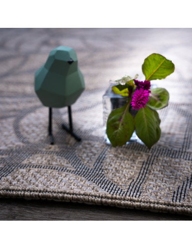 Oslo 707 Taupe Floral Rug – Durable & Elegant Design