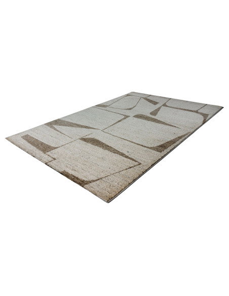 Parma 510 Cream Geometric Rug – Modern Neutral Carpet