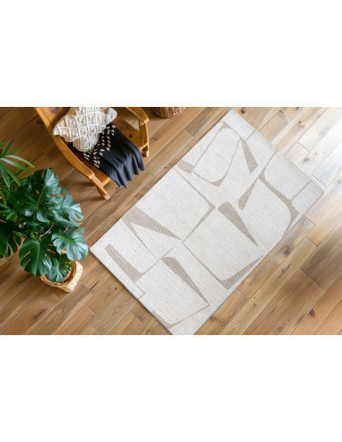 Parma 510 Cream Geometric Rug – Modern Neutral Carpet