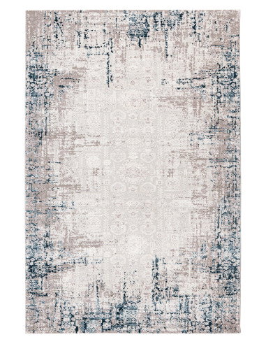 Vintage Aqua Rug with Soft Tones & Durable Comfort