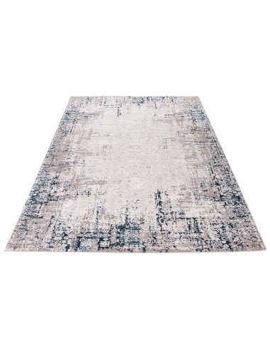 Vintage Aqua Rug with Soft Tones & Durable Comfort
