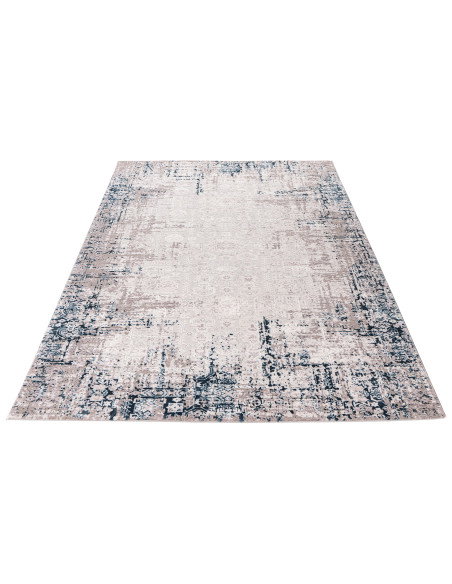 Vintage Aqua Rug with Soft Tones & Durable Comfort