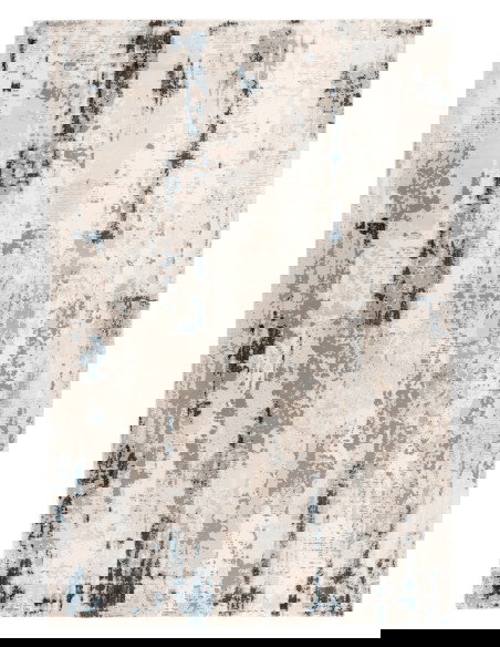 Phoenix 124 Aqua Modern Rug with Aqua Tones