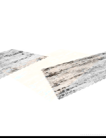 Phoenix 124 Aqua Modern Rug with Aqua Tones