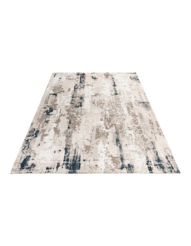 Phoenix 124 Aqua Modern Rug with Aqua Tones