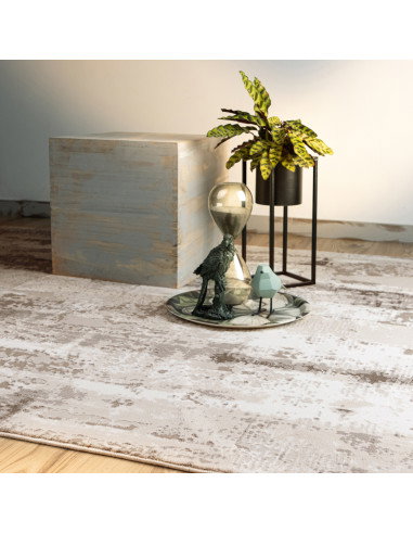 Tappeto salotto moderno Phoenix 124 tortora