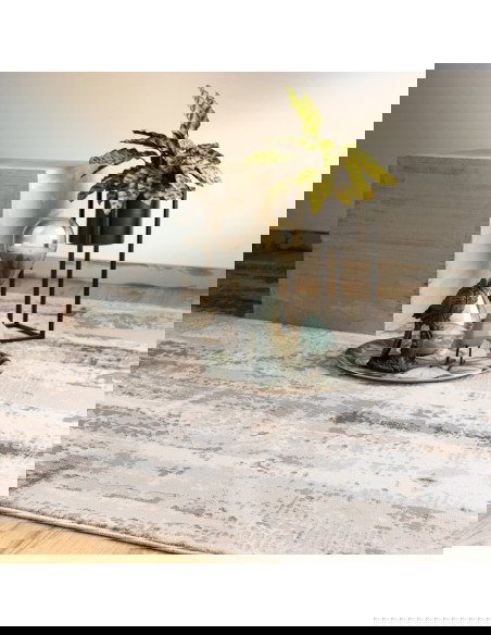 Tappeto salotto moderno Phoenix 124 tortora