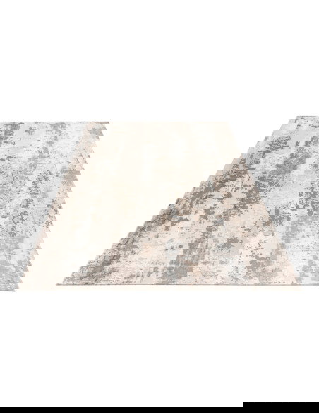 Phoenix 124 Taupe Modern Rug with Soft Polyester Texture