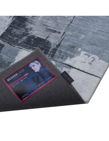 Posh 300 Grey Modern Patchwork Rug – Soft & Durable