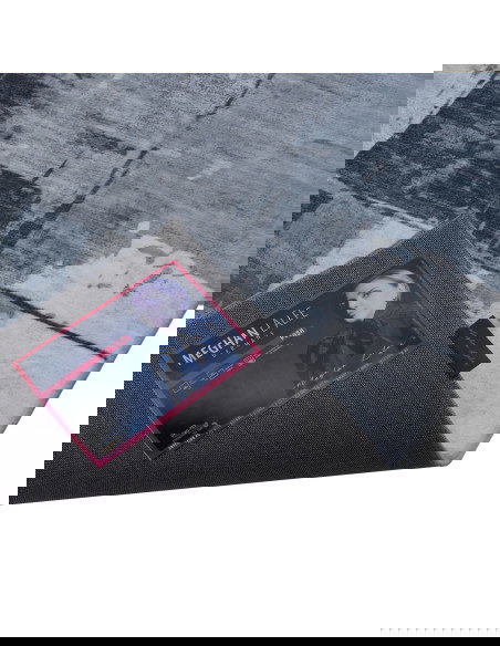 Posh 300 Grey Modern Patchwork Rug – Soft & Durable