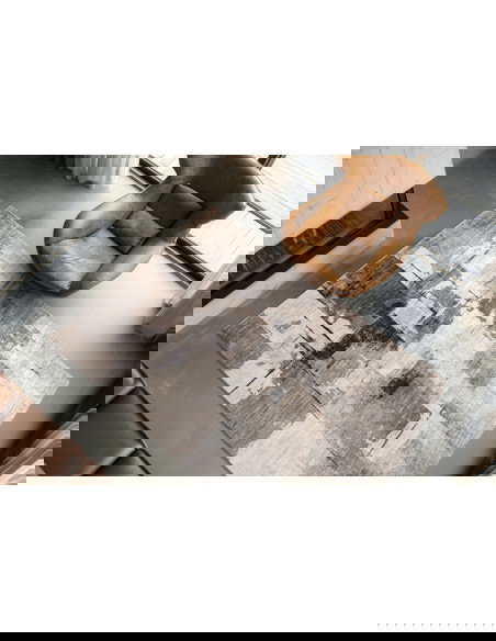 Posh 300 Taupe Rug – Elegant Patchwork Carpet