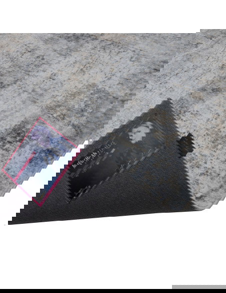 Posh 302 Taupe Vintage Rug with Soft Texture