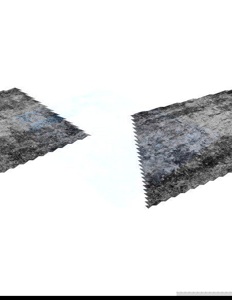 Posh 303 Blue Vintage Rug with Modern Abstract Design