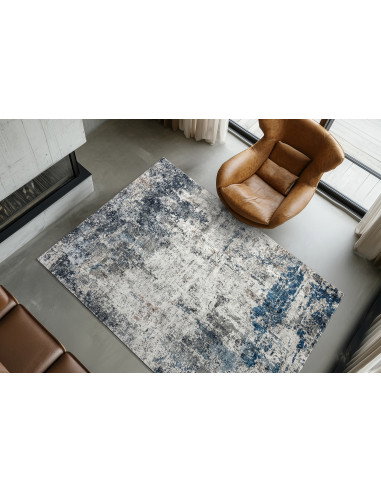 Tappeto moderno Posh 303 blu per salotto
