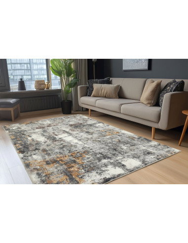 Tappeto moderno terracotta Posh 304 per salotto