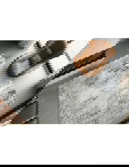 Posh 305 Grey Vintage Style Rug – Soft & Durable