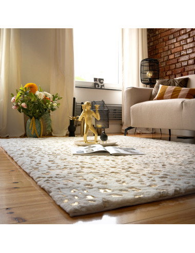 Safari 165 Cream Rug with Elegant Fantasy Pattern