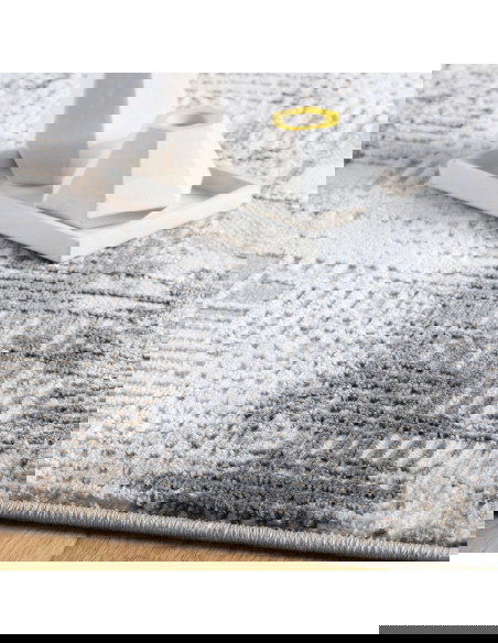 Salsa 691 Grey Modern Abstract Rug