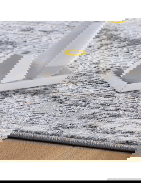 Salsa 692 Grey Modern Rug with Subtle Fantasy Pattern