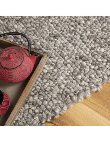 Stellan 675 Silver Handwoven Wool Rug – Natural Elegance