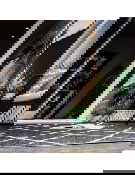 Tallinn 540 Grey Modern Geometric Rug