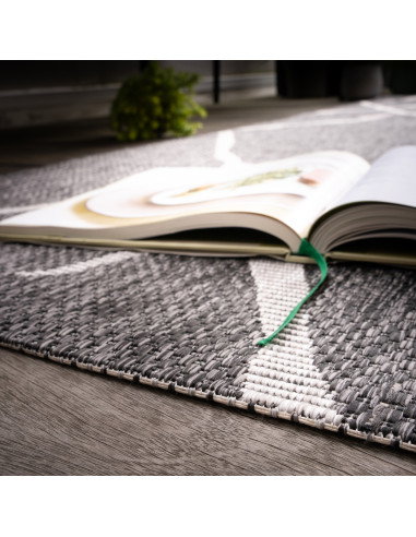Tallinn 540 Grey Modern Geometric Rug