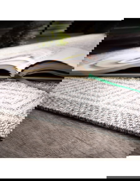 Tallinn 541 Grey Rug – Durable Geometric Carpet