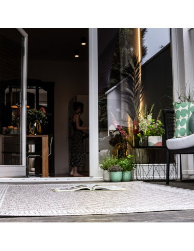 Tallinn 541 Taupe Geometric Rug – Durable & Stylish