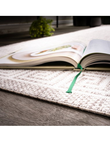 Tallinn 541 Taupe Geometric Rug – Durable & Stylish