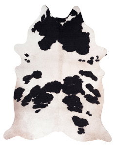 Tappeto moderno Toledo bianco-nero 155x190 cm
