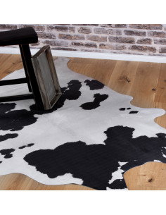 Tappeto moderno Toledo bianco-nero 155x190 cm 2