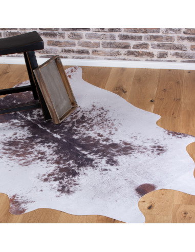 Toledo 191 Brown-White Rug – Modern Synthetic Carpet