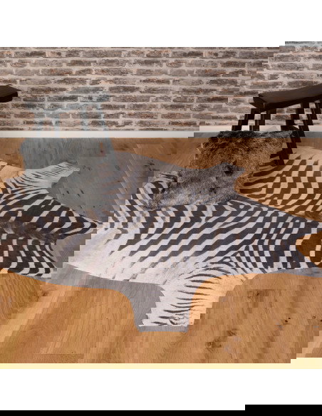 Toledo 192 Black-White Zebra Rug – Bold Modern Carpet