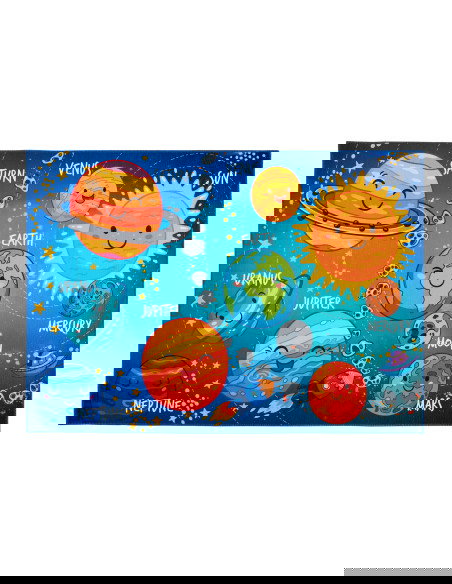 Torino Kids Solar System Rug – Educational & Colorful Carpet