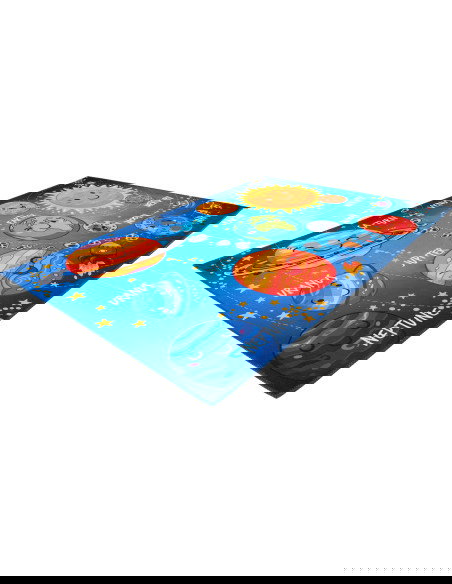 Torino Kids Solar System Rug – Educational & Colorful Carpet