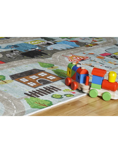Torino Kids 231 Street Rug – Colorful Playroom Carpet