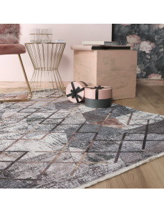 Valencia 630 Multi Vintage Rug – Durable Polyester Carpet 2