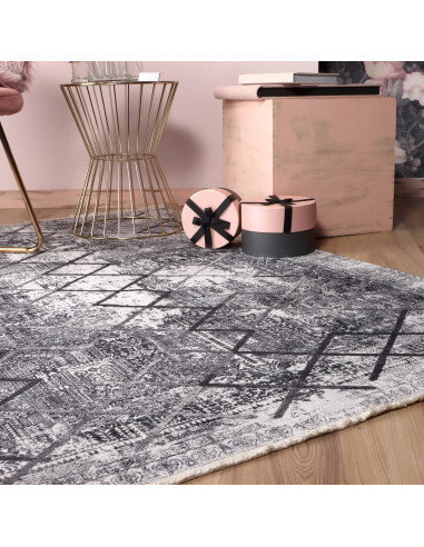 Valencia 633 Grey Vintage Rug – Elegant & Durable Carpet