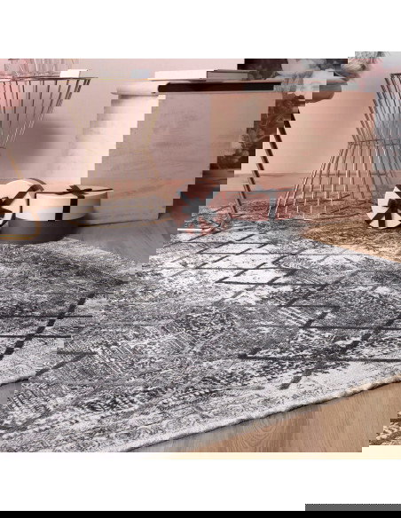 Valencia 633 Grey Vintage Rug – Elegant & Durable Carpet