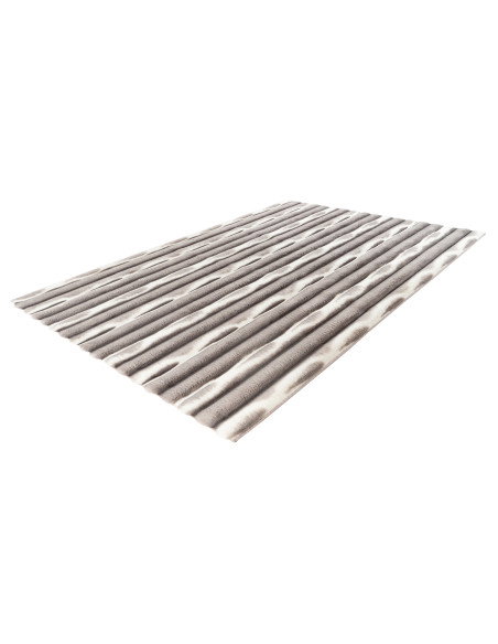 Tappeto moderno Waves 305 argento per salotto elegante