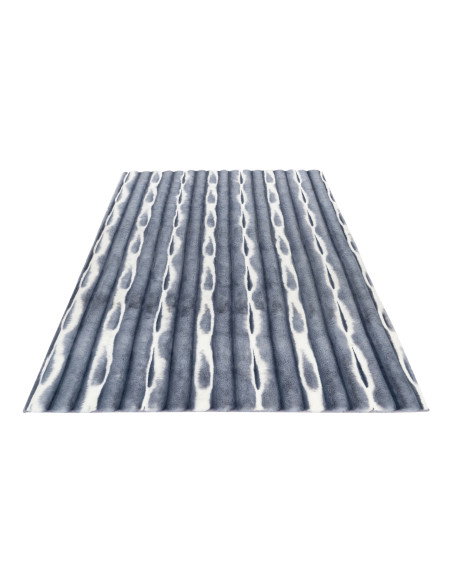 Tappeto moderno Waves 305 blu per salotto elegante