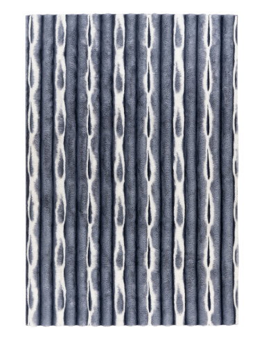 Tappeto moderno Waves 305 blu per salotto elegante