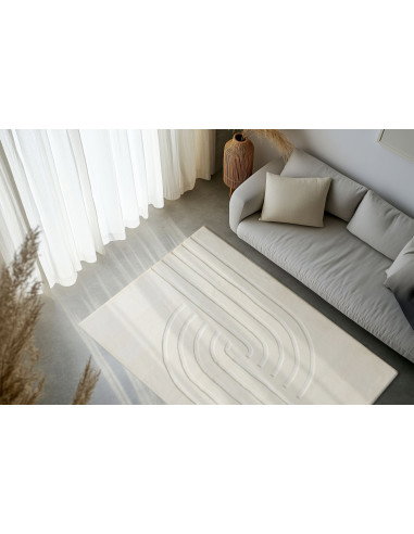 Zen Deluxe 700 Cream Rug – Elegant Geometric Carpet
