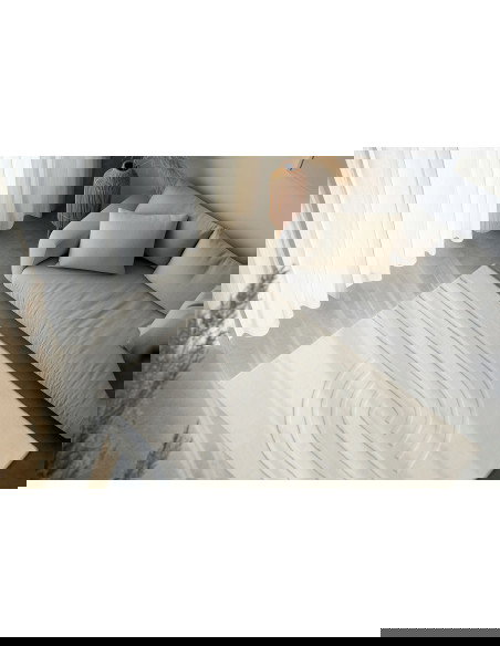 Zen Deluxe 700 Cream Rug – Elegant Geometric Carpet