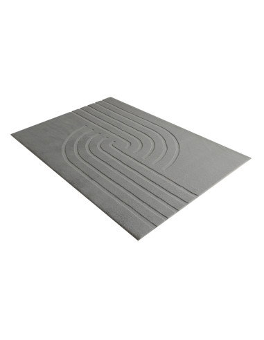 Zen Deluxe 700 Grey Modern Geometric Rug